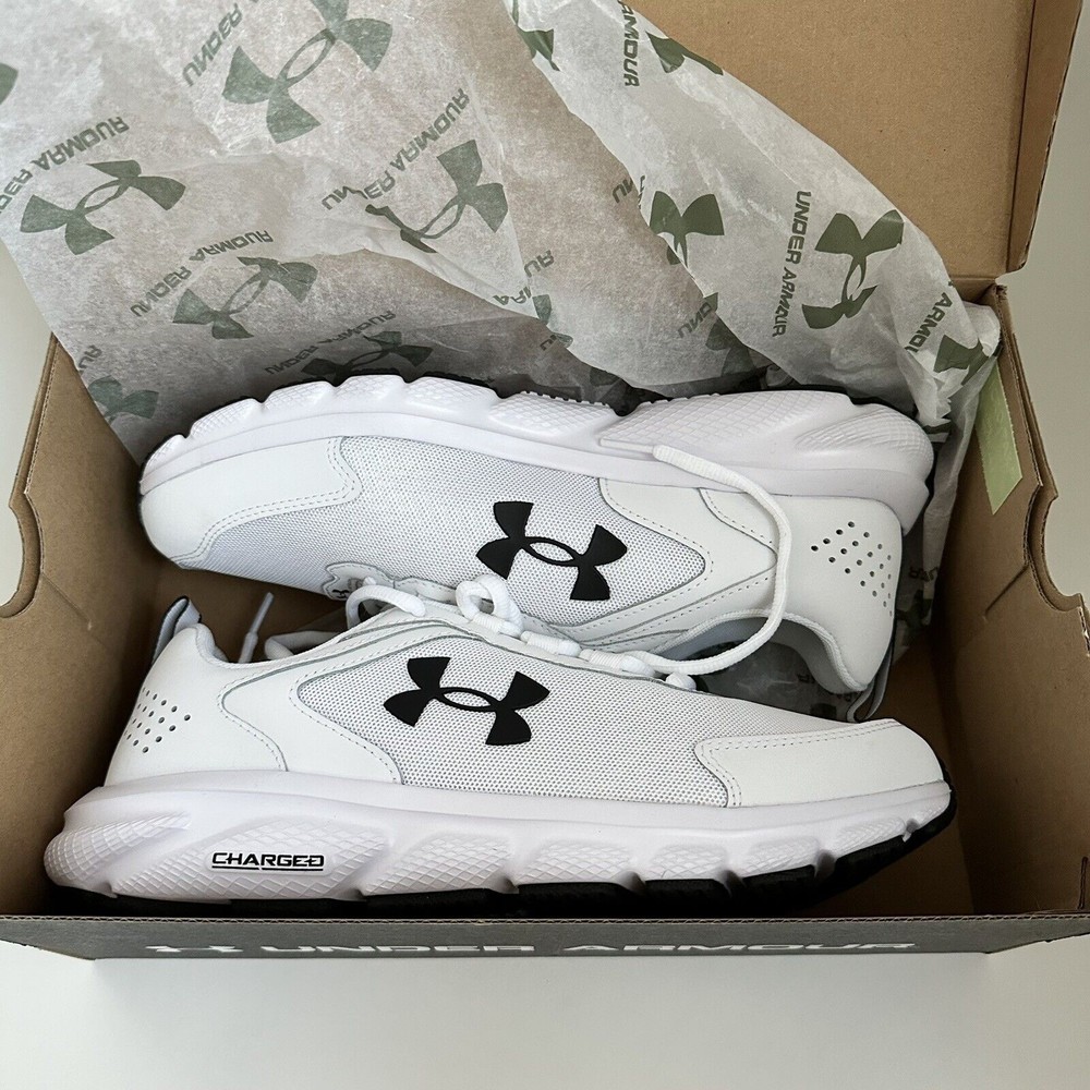 Under Armour Running Shoes Women Size 11 White Charged Assert 9 3024591-101 NWB - Picture 8 of 8